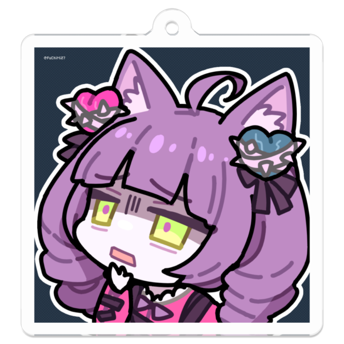 アクリルキーホルダー - 50 x 50 (mm)