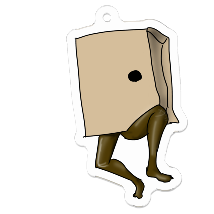 アクリルキーホルダー - 50 x 50 (mm)