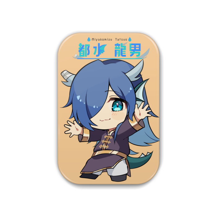 ③ 缶バッジ - 角丸 51x76mm