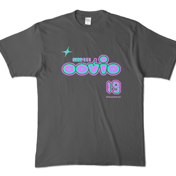 カラーTシャツ - XL - チャコール (濃色)