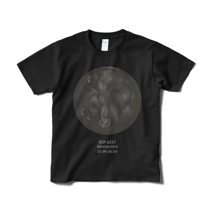 SCP-2317 Tシャツ(短納期) - S - ブラック