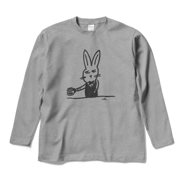 ロングスリーブTシャツ - M - 杢グレー