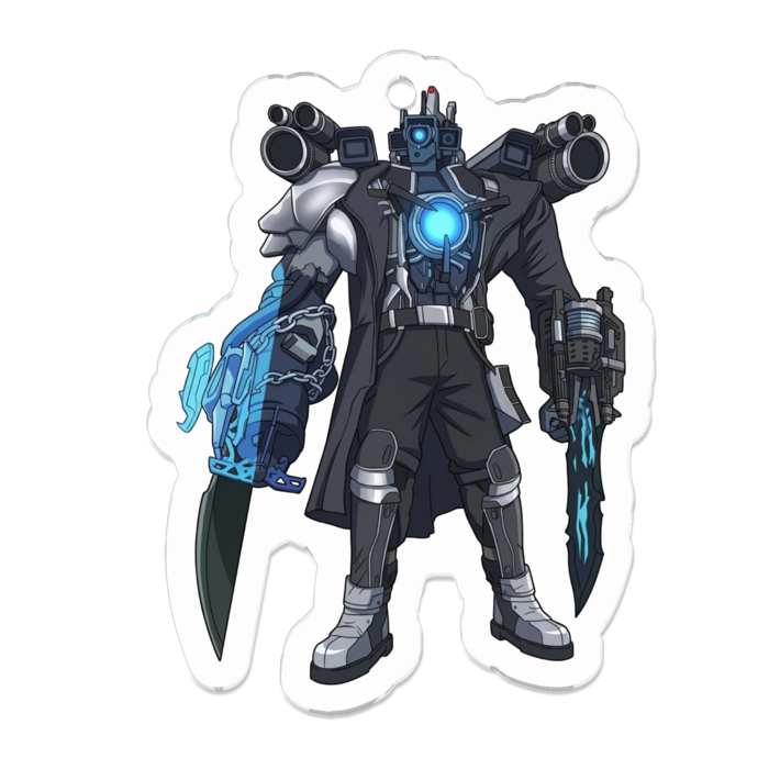 アクリルキーホルダー - 50 x 50 (mm)