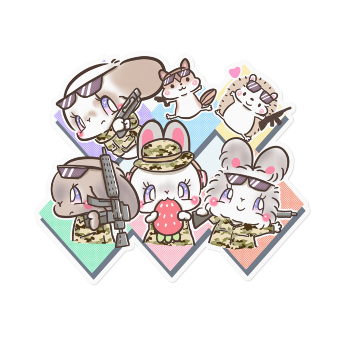 ステッカー - 160 x 160 (mm)