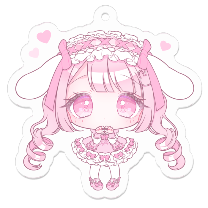 アクリルキーホルダー - 50 x 50 (mm)