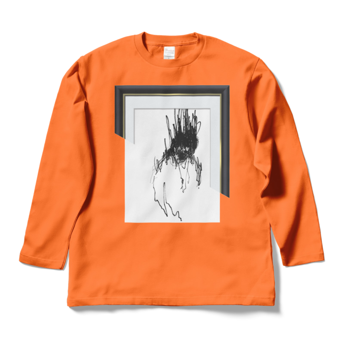 ロングスリーブTシャツ - L - オレンジ