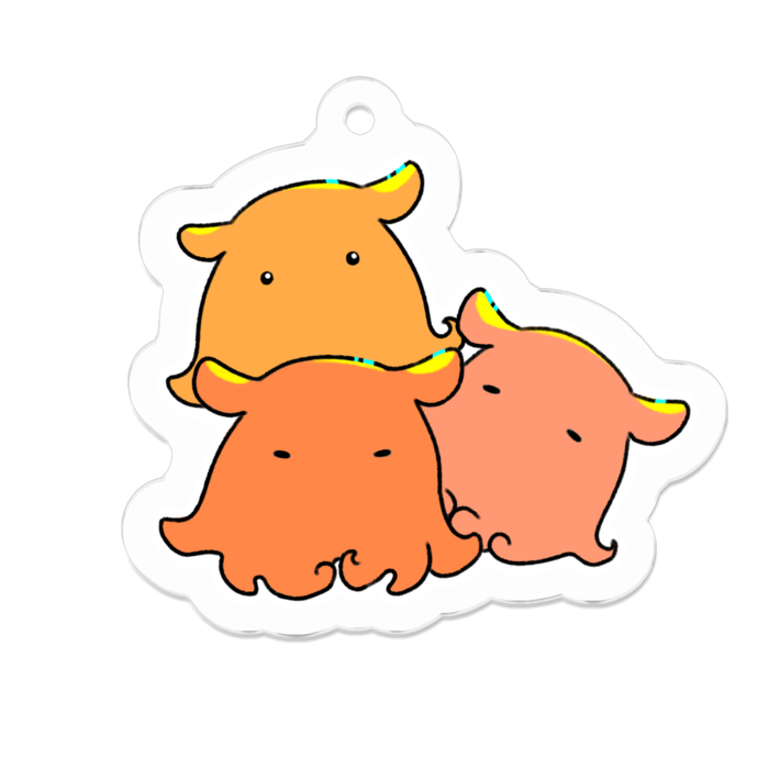 アクリルキーホルダー - 50 x 50 (mm)