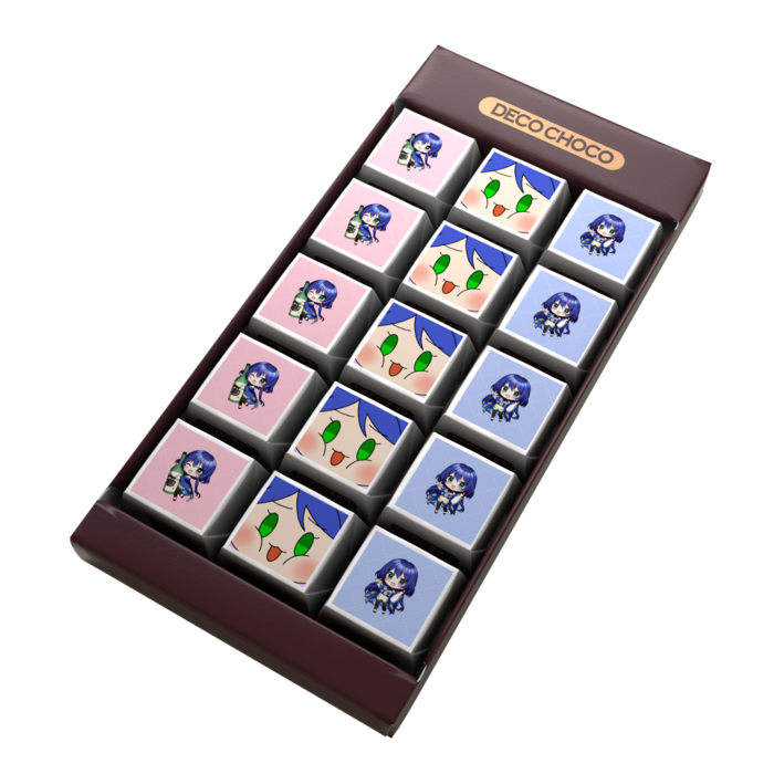 DECOチョコ - 列ごとにデザイン