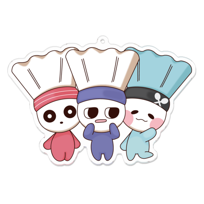 アクリルキーホルダー - 100 x 100 (mm)