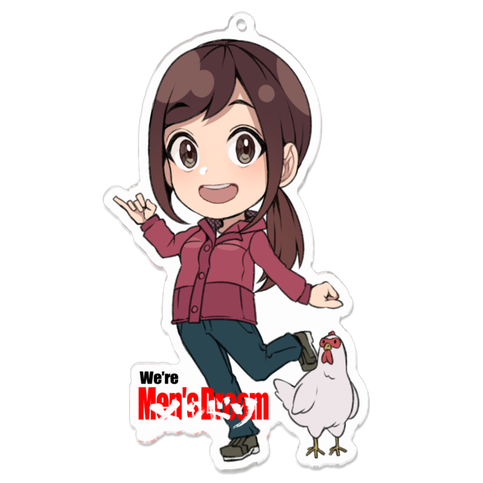 アクリルキーホルダー - 100 x 100 (mm)