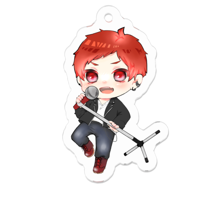 アクリルキーホルダー - 50 x 50 (mm)