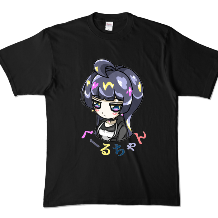 カラーTシャツ - XL - ブラック (濃色)