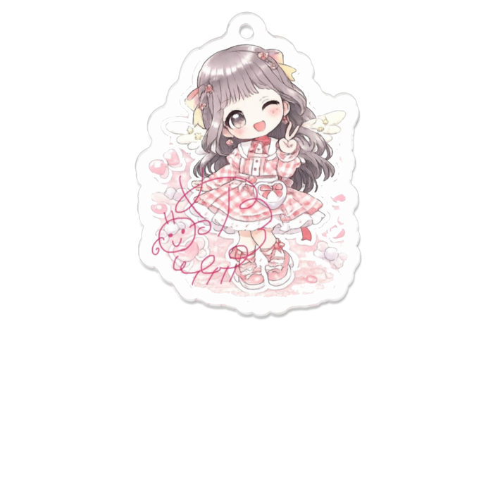 アクリルキーホルダー - 70 x 70 (mm)