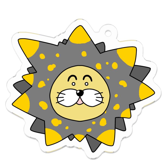 アクリルキーホルダー - 50 x 50 (mm)