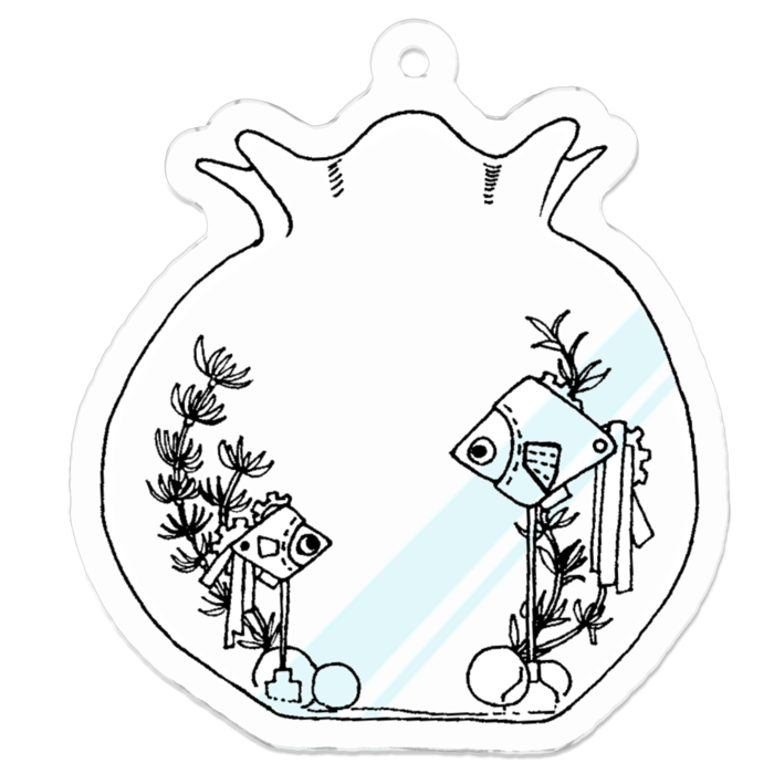 アクリルキーホルダー - 50 x 50 (mm)