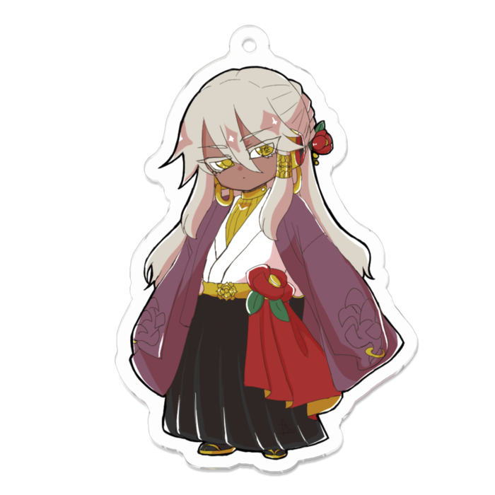 アクリルキーホルダー（コーティング） - 70 x 70 (mm)