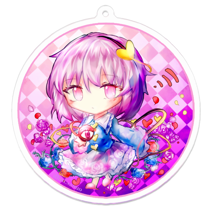 アクリルキーホルダー - 70 x 70 (mm)