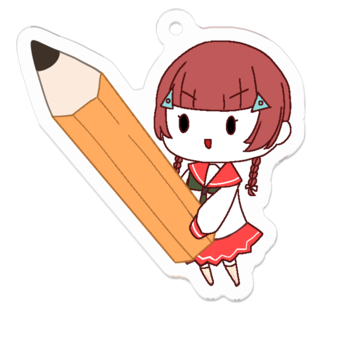 アクリルキーホルダー（コーティング） - 50 x 50 (mm)
