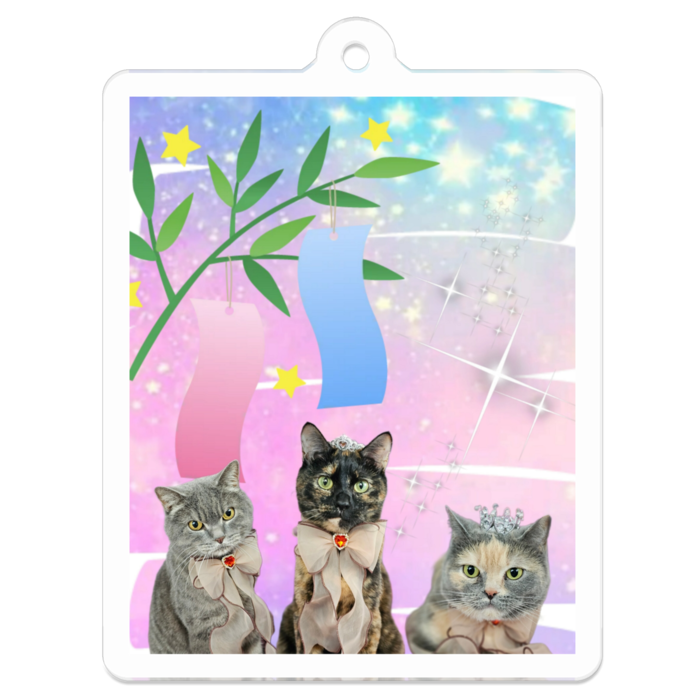 アクリルキーホルダー - 50 x 50 (mm)