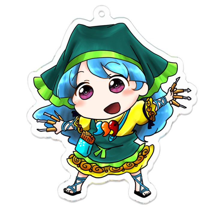 アクリルキーホルダー - 70 x 70 (mm)