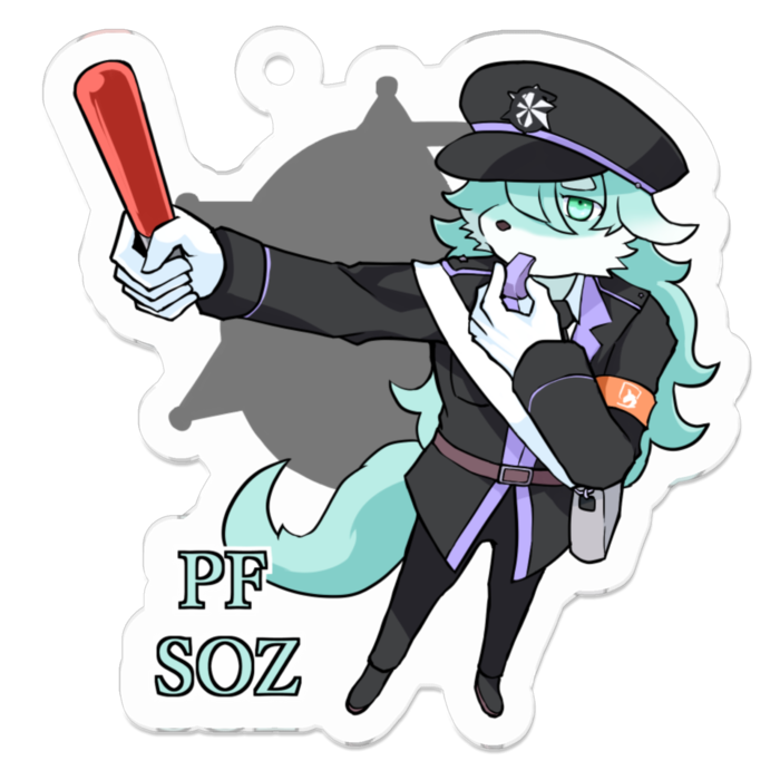 アクリルキーホルダー - 50 x 50 (mm)