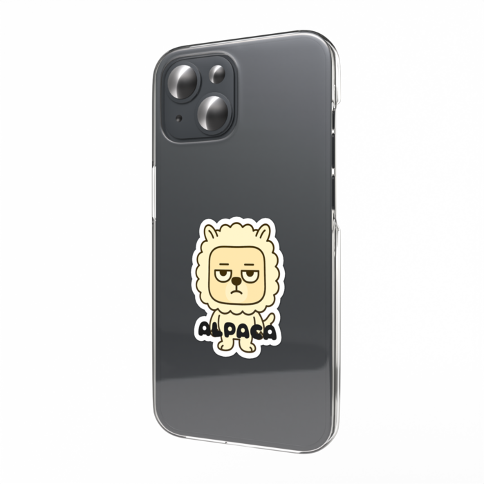 スマホステッカー アルパカ(モコジ)