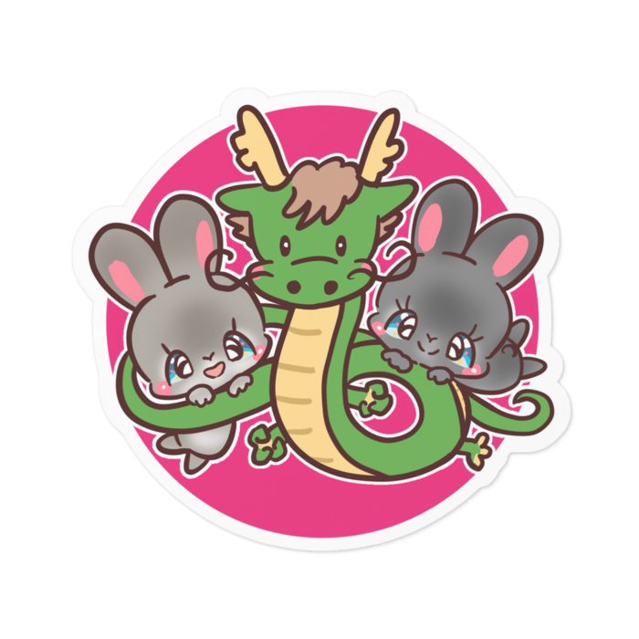 ステッカー - 100 x 100 (mm)