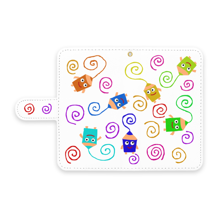 手帳型Androidケース - S - ストラップ穴 あり