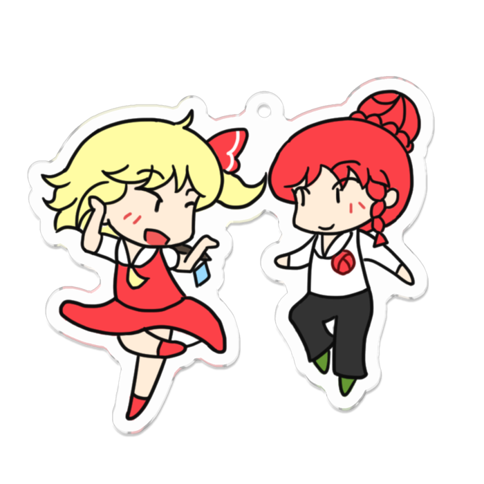 アクリルキーホルダー - 70 x 70 (mm)