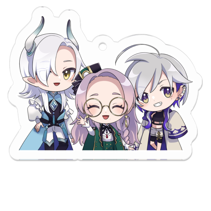 アクリルキーホルダー - 50 x 50 (mm)