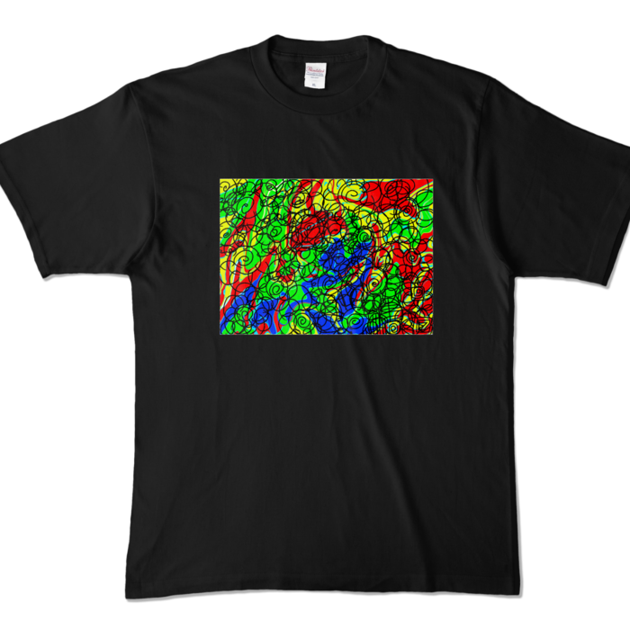 カラーTシャツ - XL - ブラック (濃色)