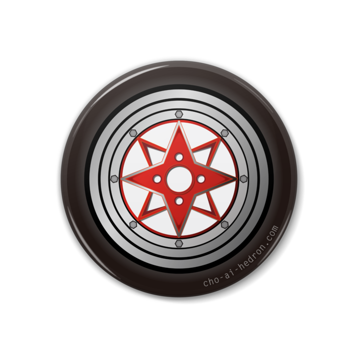 スターシャーク　缶バッジ - 38mm