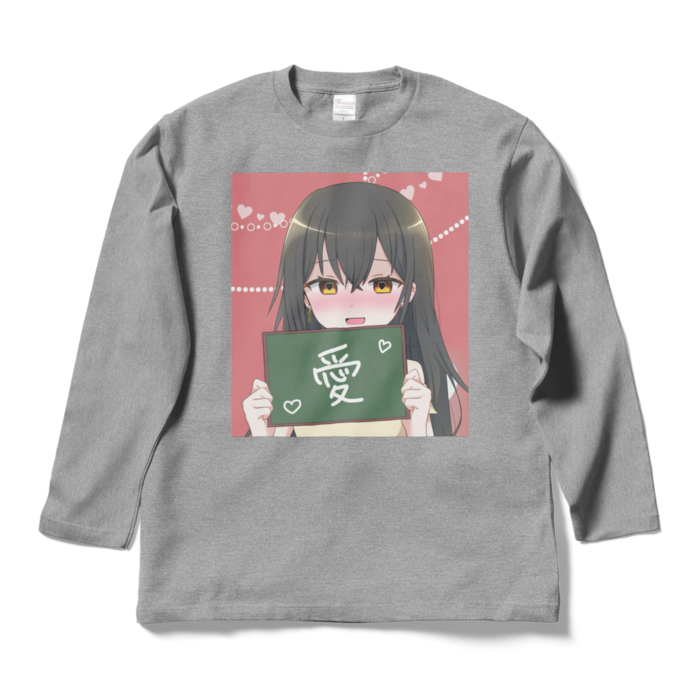ロングスリーブTシャツ - L - 杢グレー