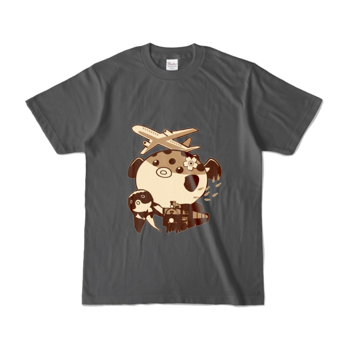 カラーTシャツ - S - チャコール (濃色)