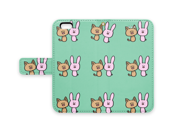 手帳型iPhoneケース - iPhone6 - ストラップ穴 あり