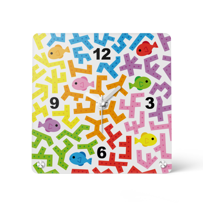 アクリル時計 - 150x150mm