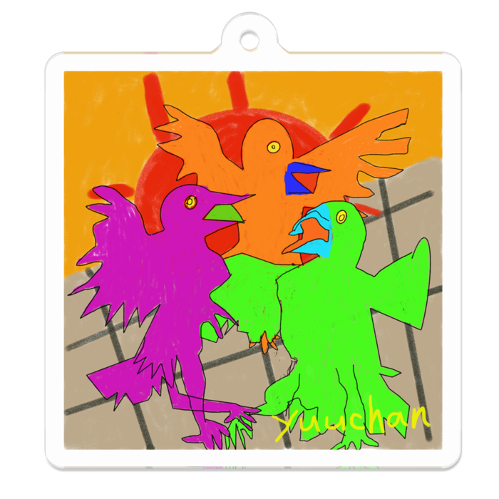 アクリルキーホルダー - 50 x 50 (mm)