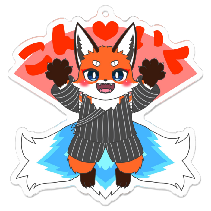 アクリルキーホルダー - 70 x 70 (mm)