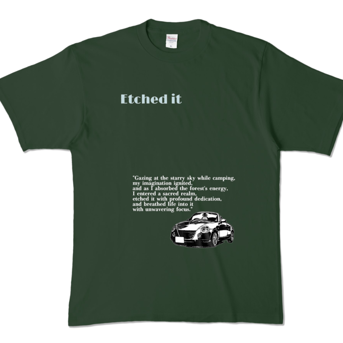 カラーTシャツ - XL - フォレスト (濃色)