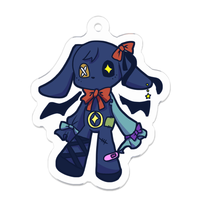 アクリルキーホルダー - 50 x 50 (mm)