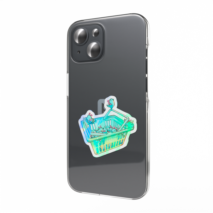 ホログラムスマホステッカー - 縦