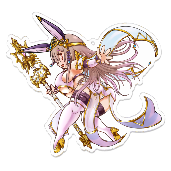 アクリルキーホルダー - 100 x 100 (mm)