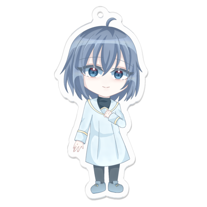 天稚燐灰アクリルキーホルダー - 70 x 70 (mm)