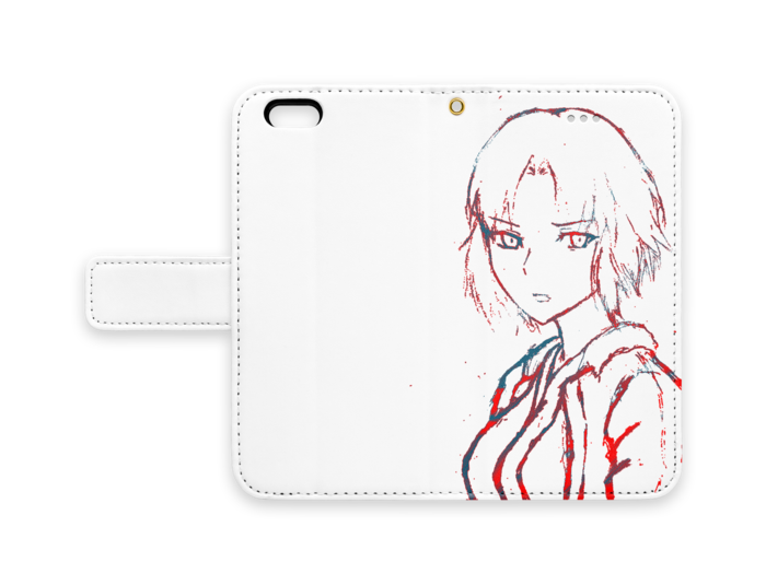 手帳型iPhoneケース - iPhone 6 / 6s - ストラップ穴 あり