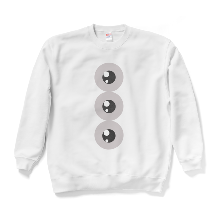 めだま三兄弟スウェット - XL - ホワイト