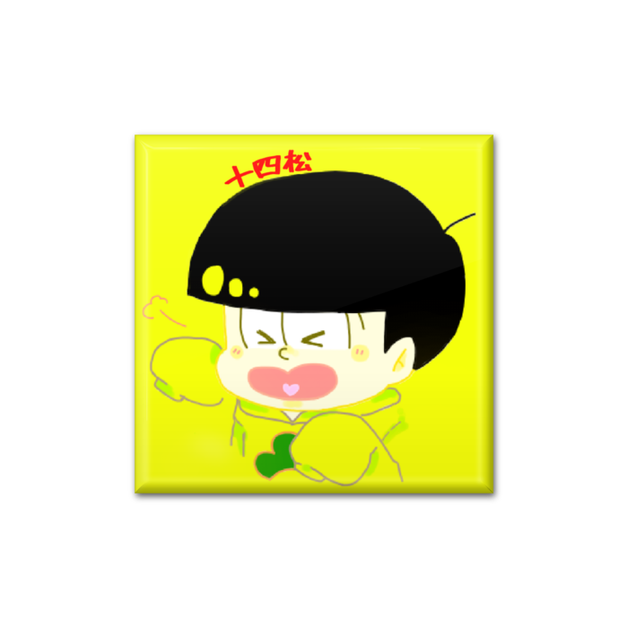 缶バッジ - 四角形40mm