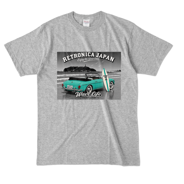 カラーTシャツ - L - 杢グレー (濃色)