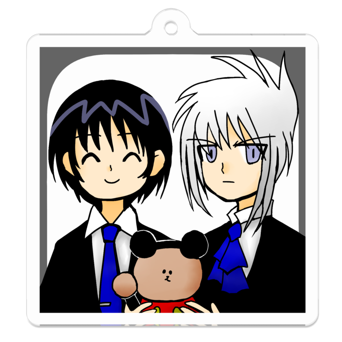 アクリルキーホルダー - 50 x 50 (mm)