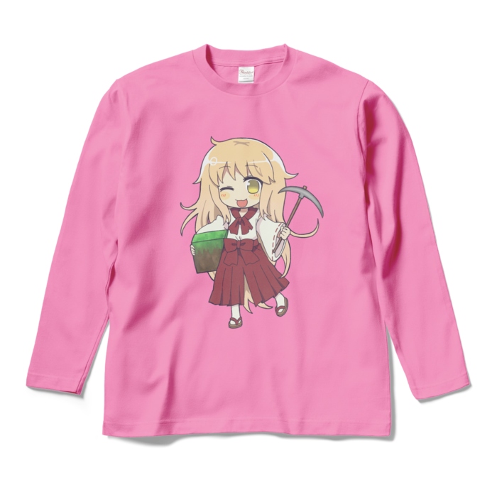 ロングスリーブTシャツ - M - ピンク