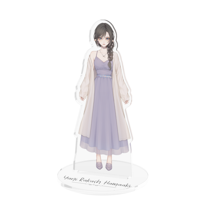 くろやにアクリルフィギュア - 100x100mm(1)